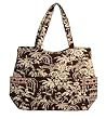 Vera Bradley Pleated Tote Imperial Toile Bag Purse