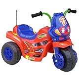 Lil' Rider Battery-Powered 3-Wheel Bike, Red/Blue