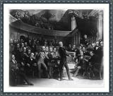 Historic Print (S): The United States Senate, A.D. 1850 / drawn by P. F. Rothermel ; engraved by R. Whitechu