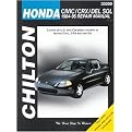 Chilton's Honda (Civic, Crx and Del Sol 1984-95 Repair Manual) (Chilton's Total Car Care Repair Manual) (Paperback)