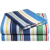 Pinzon Printed Multi-Stripe Sheet Set