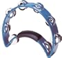 Rhythm Tech RT 1040  Tambourine, Blue, Nickel Jingles
