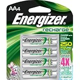 Energizer NH15BP-4 Rechargeable AA Battery 4 Pack