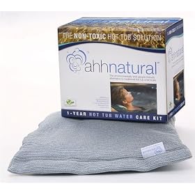 ahhNatural 1-year non-toxic hot tub water care kit