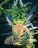 "Absynthe Fairy" 16x20 Print Unmatted