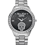 Marc Ecko Gents The Havoc Skull Black Dial With Stainless Steel Bracelet