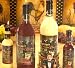 Sculpted Wine Bottle Candles