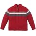 zip-neck sweater