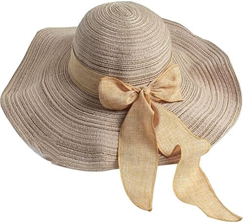 Ebrun Big Beautiful Solid Color Floppy Hat (#13)