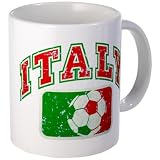 Mug (Coffee Drink Cup) Italy Italian Soccer Grunge - Italian Flag