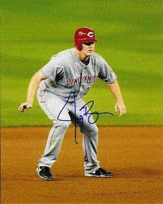 Autographed/Hand Signed 8x10 Photo Jay Bruce Cincinnati Reds