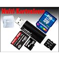 Kartenleseger�t USB Kartenleser Multi Kartenleser SDHC Kartenleser /Cardreader F�r Micro SD, M2,Pro Duo,SDHC Schwarz