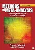 Methods of meta-analysis : correcting error and bias in research findings