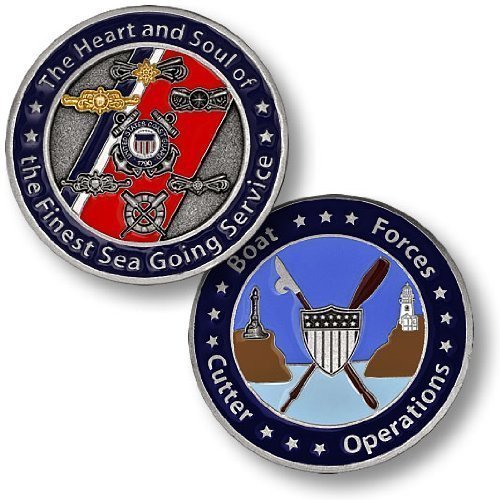 Coast Guard Boat Forces Cutter Operations Challenge Coin