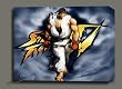 PS3 STREET FIGHTER 4 RYU ARTWORK ON CANVAS MOUNTED W GALLERY WRAP STYLE FRAMING 28X20"