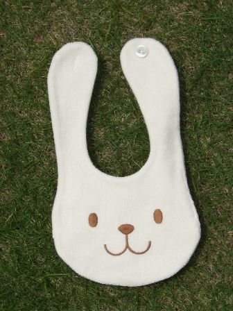 うさぎの表情がかわいい！オーガニックコットン　スタイうさぎ