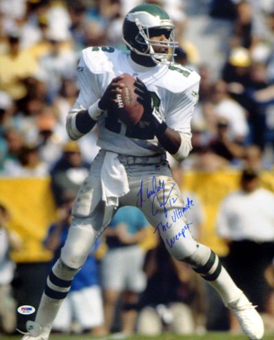 Randall Cunningham Autographed Philadelphia Eagles 16x20 Photo #4 Ultimate Weapon PSA/DNA