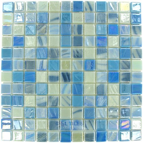 Image #1 of Mosaic mixes collection recycled glass tile