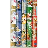 5 Rollen DISNEY Weihnachts Geschenkpapier, 200 x 70 cm, Weihnachten