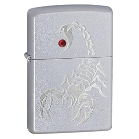 Zippo Scorpio Pocket Lighter with Crystalized Swarovski Elements: Sports &amp; Outdoors