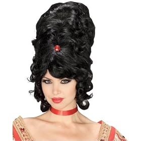 Beehive Wig Black Adult