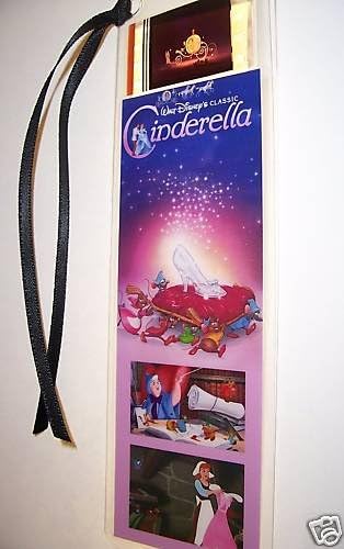 Cinderella movie film cell bookmark memorabilia collectible disney animation