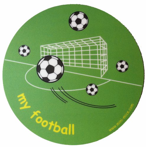 Kids My Football Circular Round Computer Mouse 