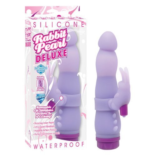 Pipedreams Silicone Rabbit Vibrator, Pearl Deluxe