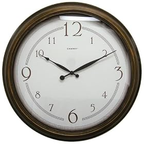 Chaney Instruments 75078 24 inch Deep Bronze Finish Clock by Chaney Instruments