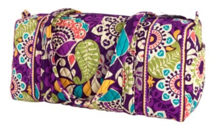 Vera Bradley Small Duffel Plum Crazy