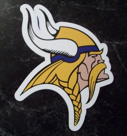 Minnesota Vikings Team Logo NFL Car Magnet