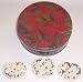 Scott's Cakes 1 lb. Milk Chocolate Covered Pretzel with White Chocolate Chips in a Holly Tin