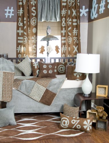 Keyed Up 6 Piece Crib Bedding Set by Glenna Jean