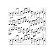 Beistle Musical Notes Beverage Napkins, White/Black (3-Pack)