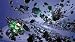 ROOMMATES JL1249M 6-Feet x 10.5-Feet Green Lantern Chair Rail Prepasted Mural