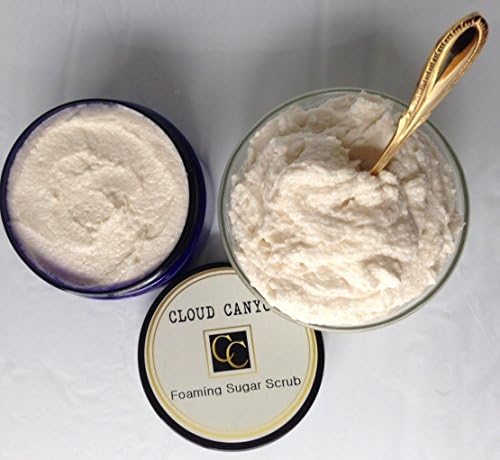 Cloud Canyon Foaming Sugar Scrub,  5 ounces White Nectarine