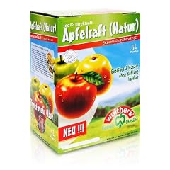 Walthers Apfelsaft Direktsaft natur, 2er Pack (2 x 5 l Saftbox)