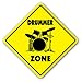 Drummer Crossing Sign Zone Xing | Indoor/Outdoor | 12