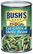 Bush's Best Cut Green & Shelly Beans, 15 oz (Pack of 12)