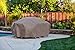 Duck Covers Elite Rectangle / Oval Patio Table & Chair Set Cover with Inflatable Airbag to Prevent Pooling, 127-Inch