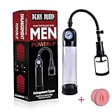 TBGの真空ポンプ陰茎の拡大ポケットプッシーポンプは、ポンプ＆引き伸ばしポンププロエクステンダー大人のおもちゃ男性（ブラック）について