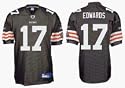 Braylon Edwards Cleveland Browns #17 Authentic Reebok NFL Football Jersey (Brown)