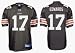 Braylon Edwards Cleveland Browns #17 Authentic Reebok NFL Football Jersey (Brown)