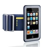 Belkin Sports Armband Plus with Fast Fit for iPod touch 2G, Navy Blue/Yellow