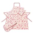 Rushbrookes Floral And Checks Double Oven Glove