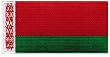 Belarus Flag Embroidered Patch Iron-On Belarusian National Emblem