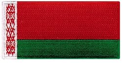 Belarus Flag Embroidered Patch Iron-On Belarusian National Emblem