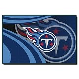 NFL Tennessee Titans 39-Inch-by-59-Inch Taba Rug "Cosmic" Design