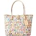Dooney Bourke Fantasy Cindy Shopper Bag Tote White