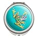 Big Tropical Rainbow Rainforest Tree Frog Compact Travel Purse Handbag Makeup Mirror